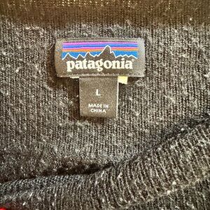 Patagonia Women’s Black Waffle Sweater Knit Pants